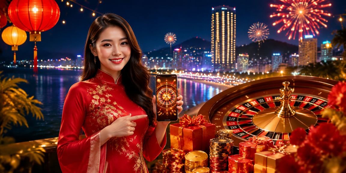 Người dùng Quy Nhơn trong trang phục áo dài truyền thống tham gia hoạt động giải trí và thể thao điện tử